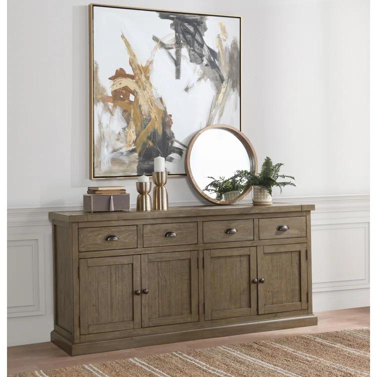 Kinston 74" Wide Solid Wood Sideboard