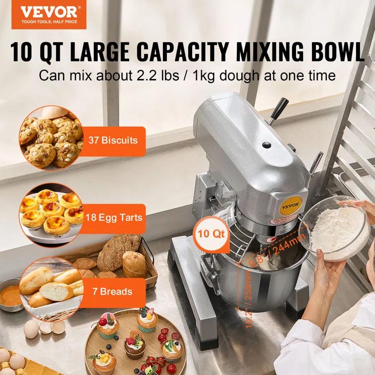 VEVOR 10 Quarts Stand Mixer Beater Mixer Accessory