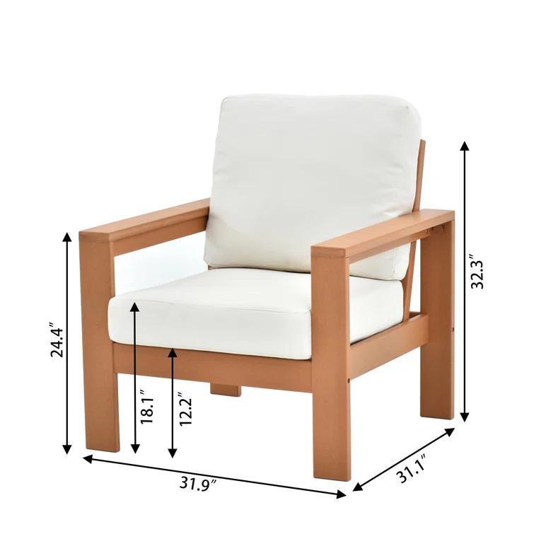 Madrid 5 - Person Outdoor Seating Group with Cushions