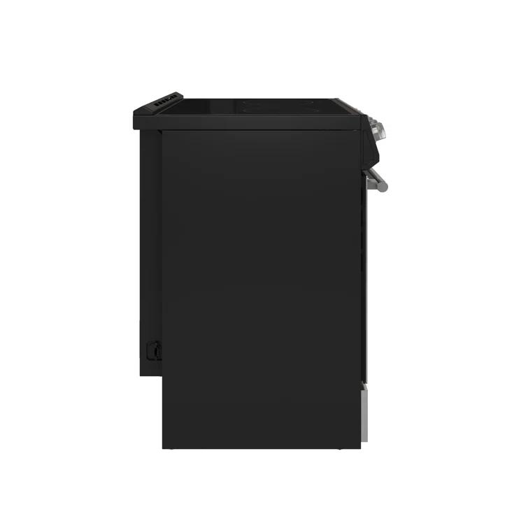 Leonardo Espresso 30-inch Slide-In Electric Range in Stainless-Steel, Black or White, 4 Elements, 7,100 Watts, 5.0 cu.ft. Oven with Convection Fan