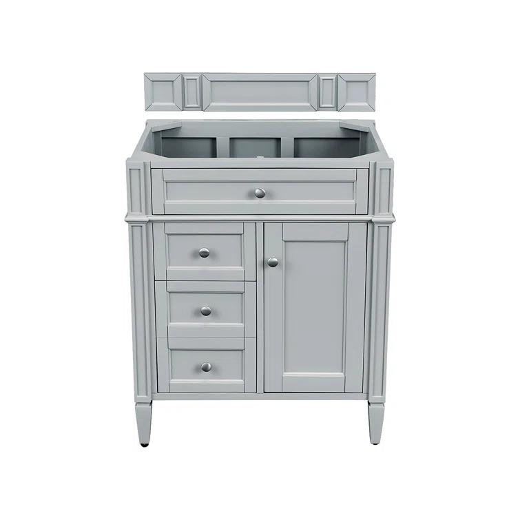 Urban Gray Plywood Single Vanity with Backsplash