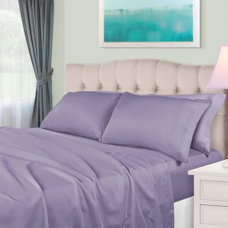 Egyptian Cotton Deep Pocket Solid 650 Thread Count Sheet Set