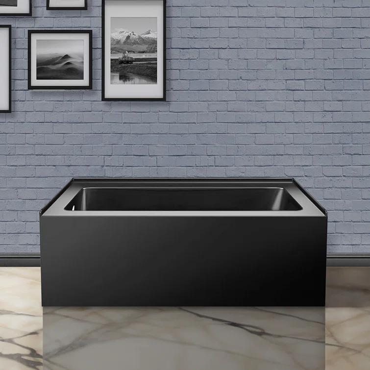 Apron Soaking Acrylic Bathtub