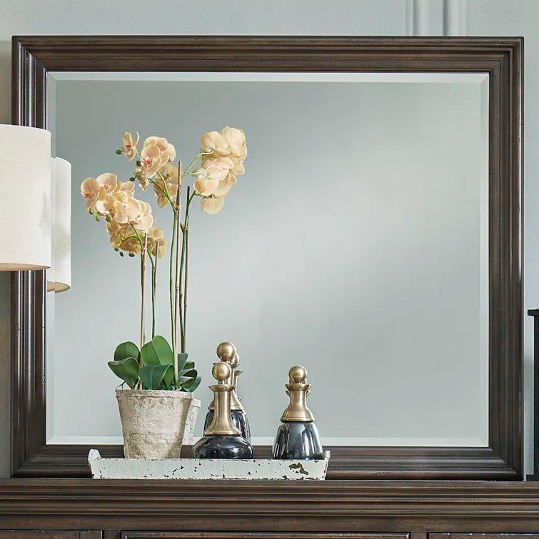Temple Cloud Panel Bed, Dresser & Mirror, Chest, Night Stand