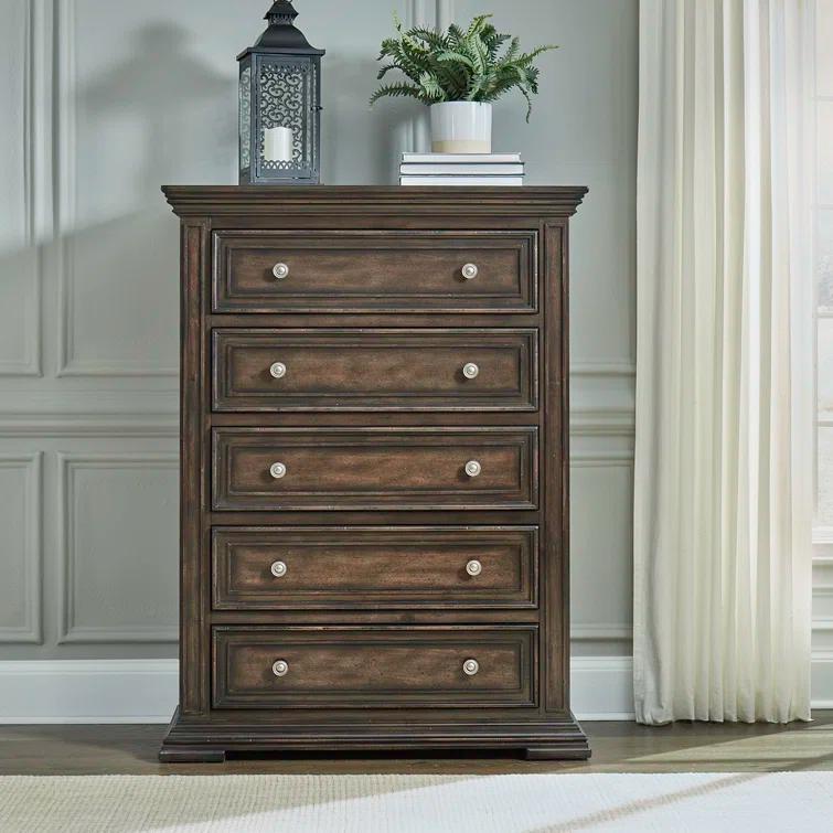 Temple Cloud Panel Bed, Dresser & Mirror, Chest, Night Stand