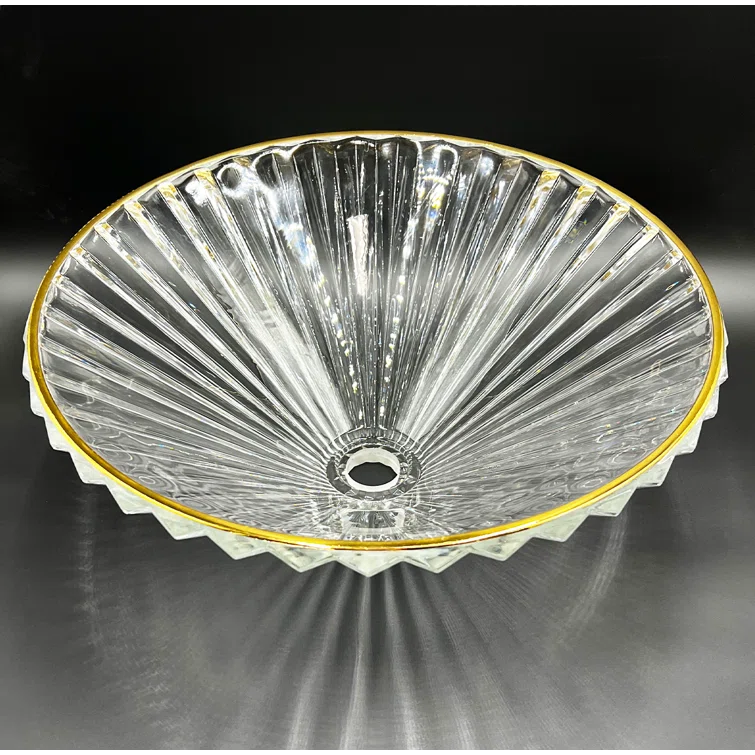 20" Diamond Brilliance Glass Vessel Sink