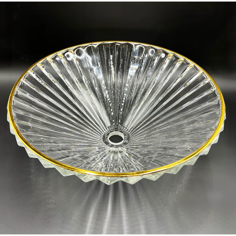 20" Diamond Brilliance Glass Vessel Sink