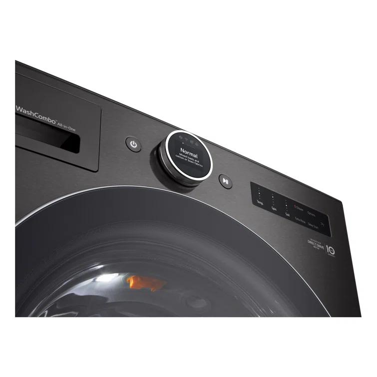 LG LG Ventless Washer/Dryer Combo WashCombo, All-in-One Mega Capacity with Inverter HeatPump, Technology and Direct Drive Motor, 5.0 cu. ft. WM6998HBA