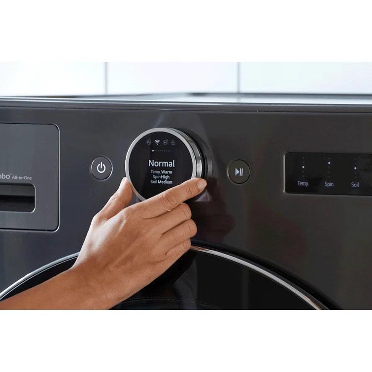 LG LG Ventless Washer/Dryer Combo WashCombo, All-in-One Mega Capacity with Inverter HeatPump, Technology and Direct Drive Motor, 5.0 cu. ft. WM6998HBA