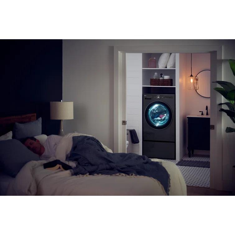 LG LG Ventless Washer/Dryer Combo WashCombo, All-in-One Mega Capacity with Inverter HeatPump, Technology and Direct Drive Motor, 5.0 cu. ft. WM6998HBA