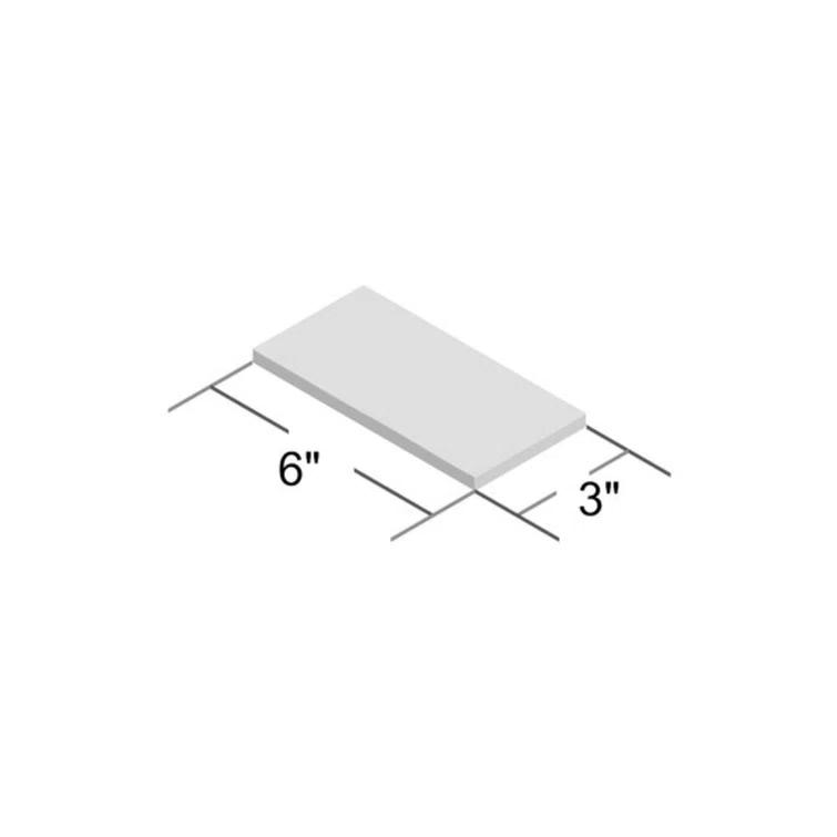 Barcelona 3x6 Blanco Polished Ceramic Subway Wall Tile (5.38 Sq. Ft. / Case)