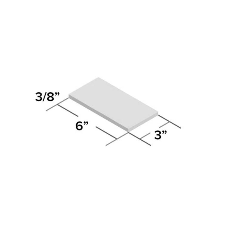 Barcelona 3x6 Blanco Polished Ceramic Subway Wall Tile (5.38 Sq. Ft. / Case)