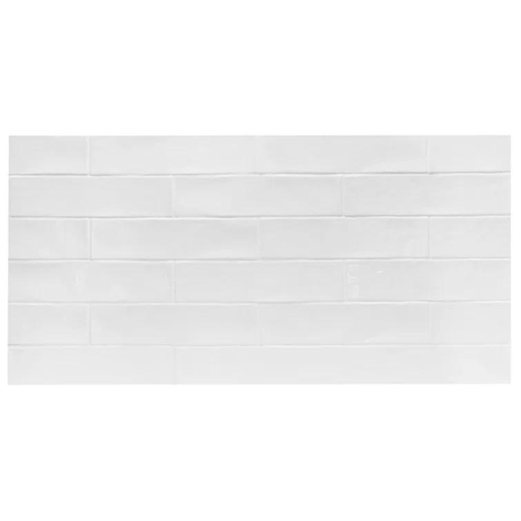 Barcelona 3" W x 12" L Polished Ceramic Subway Wall Tile (10.76 Sq. Ft. / Case)