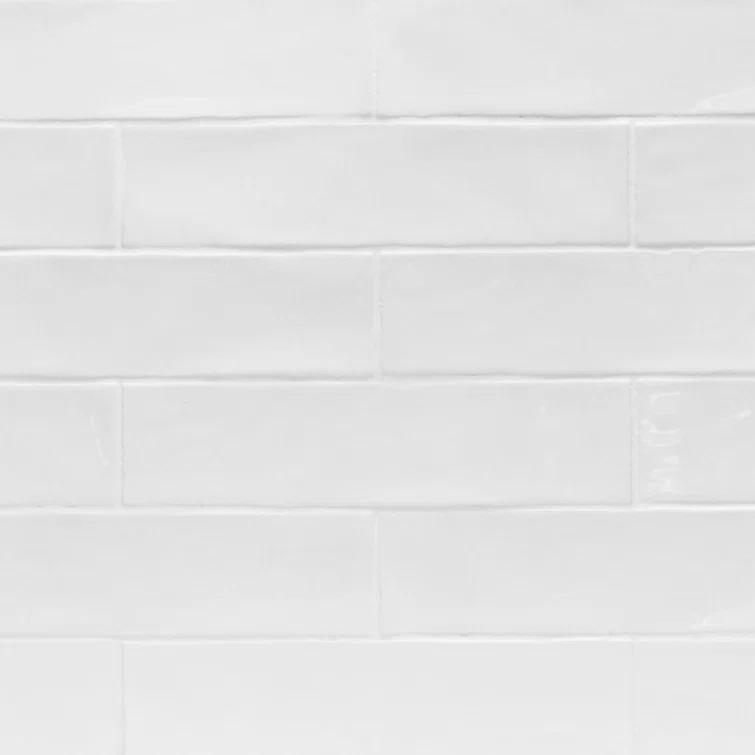 Barcelona 3" W x 12" L Polished Ceramic Subway Wall Tile (10.76 Sq. Ft. / Case)