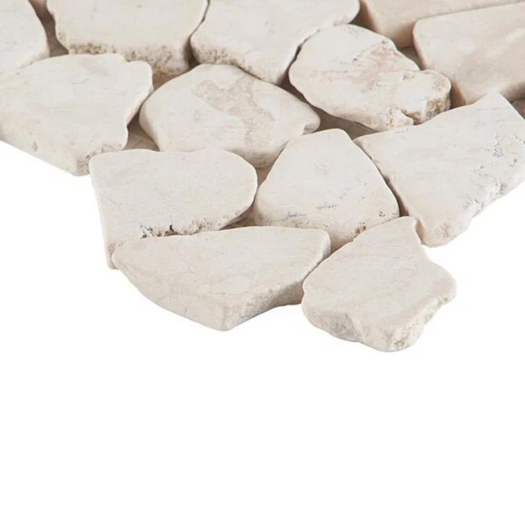 Picturesque Tumbled 11.81 in. x 11.81 in. Gray Floor and Wall Mosaic (0.97 sq. ft. / Sheet)