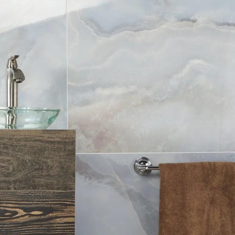 24" x 47" Porcelain Marble Look Wall & Floor Tile (15.49 Sq. Ft. / case)