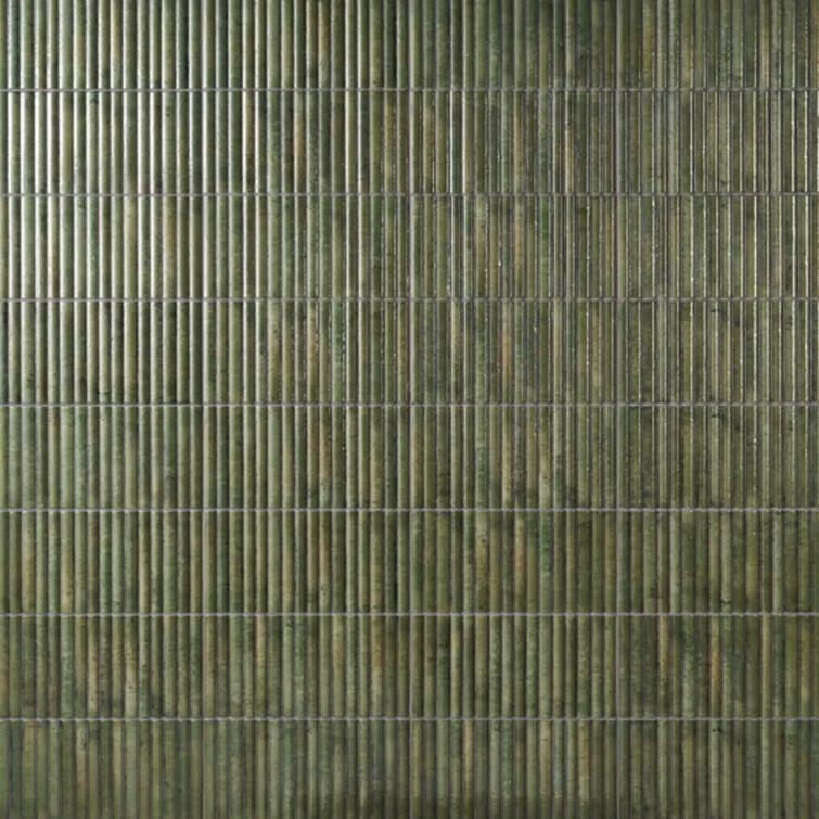 Canu 5.9 In. x 11.81 In. Polished Fluted Ceramic Subway Wall Tile (9.68 Sq. Ft. / Case)