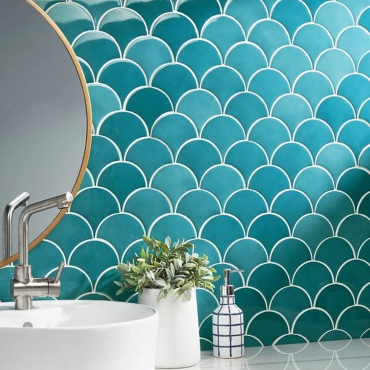 Riptide 2" x 5" Ceramic Patterned Wall Tile (4.06 Sq. Ft. / Case)
