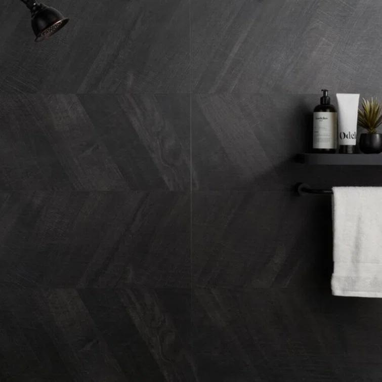 Chevron 24 in. x 48 in. Matte Porcelain Floor and Wall Tile (15.49 Sq. Ft. / Case)