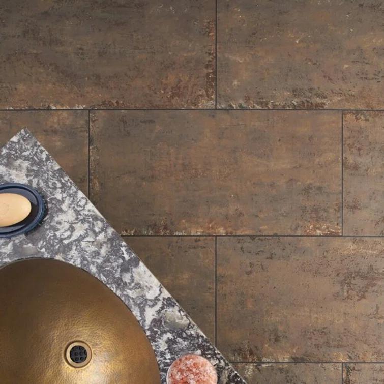Mantis 11.81 in. x 23.62 in. Matte Porcelain Concrete Look Floor and Wall Tile (13.55 Sq. Ft./Case)