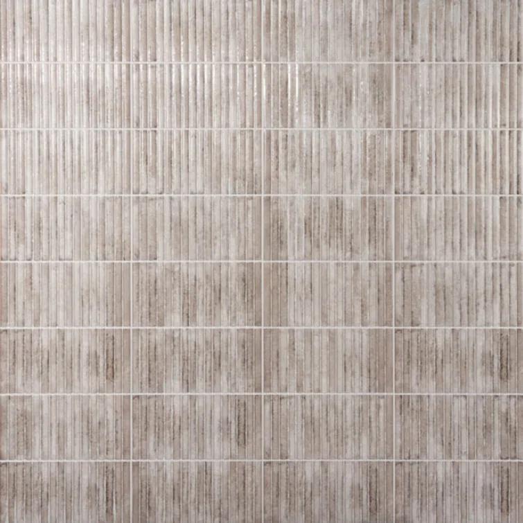 Canu 5.9 In. x 11.81 In. Polished Fluted Ceramic Subway Wall Tile (9.68 Sq. Ft. / Case)