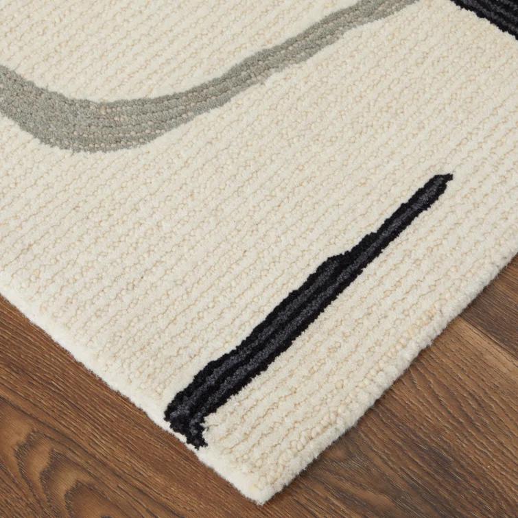 Nobu Architectural Mid-Century Modern Area Rug