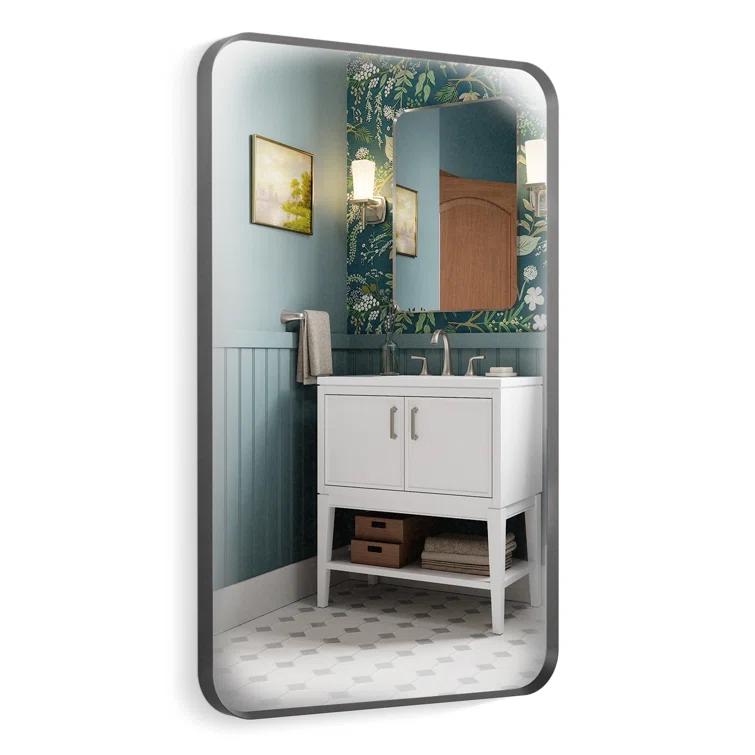 KOHLER Essential Rectangular Wall Mirror, Bathroom / Vanity Mirror with Frame