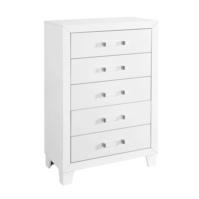 Luccia White 5pc Bedroom Set