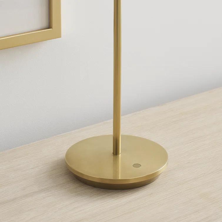 Carla Cordless Table Lamp - Brass
