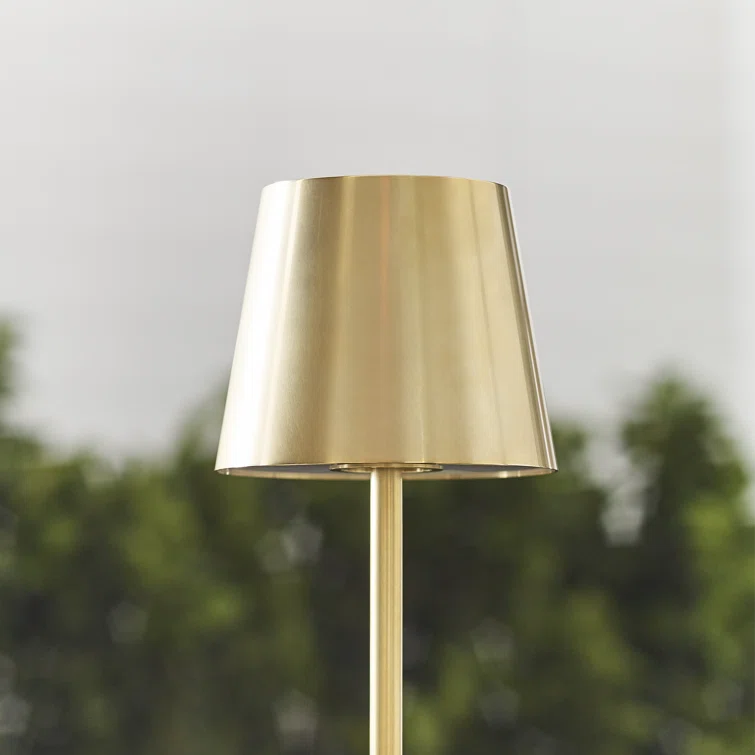 Carla Cordless Table Lamp - Brass
