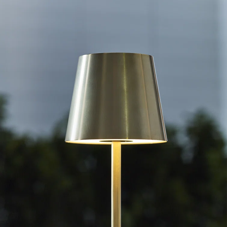 Carla Cordless Table Lamp - Brass