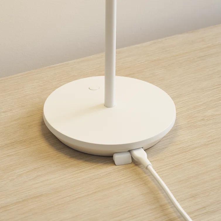 Carla Cordless Table Lamp - White / Small