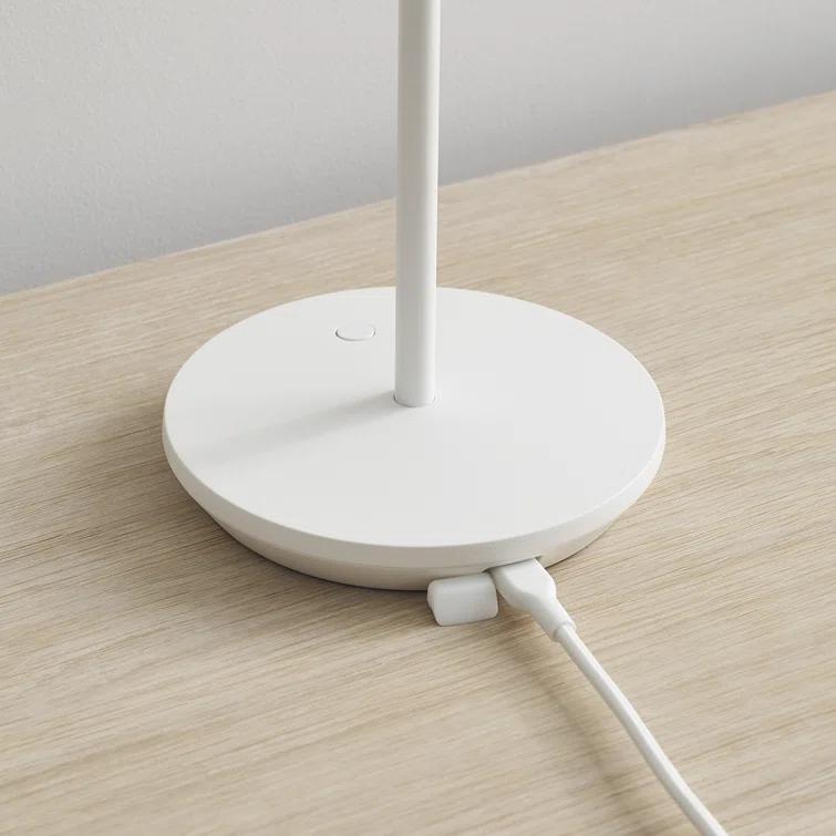 Carla Cordless Table Lamp - White / Small