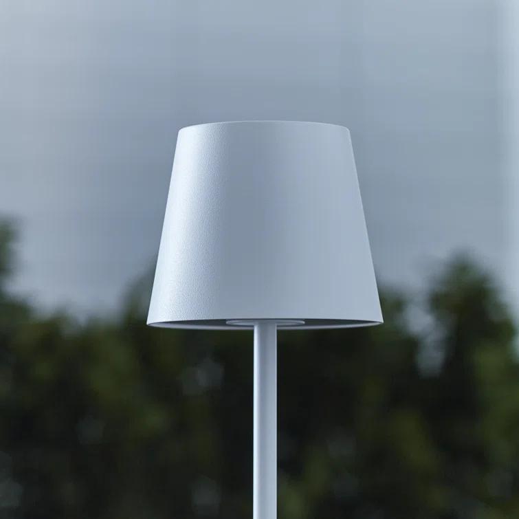 Carla Cordless Table Lamp - White / Small