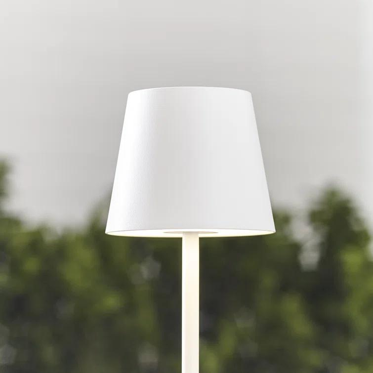 Carla Cordless Table Lamp - White / Small