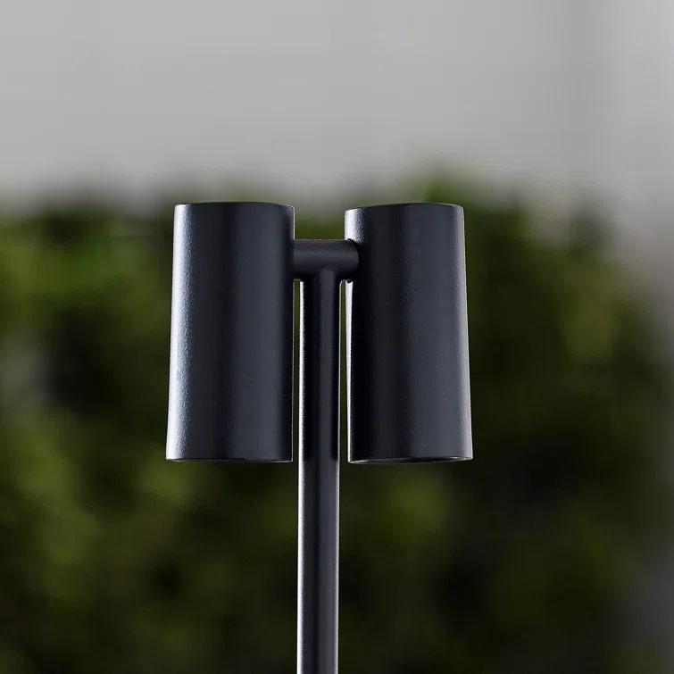 Black Adjustable Cordless Outdoor LED Table Lamp
