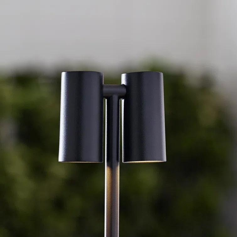Black Adjustable Cordless Outdoor LED Table Lamp