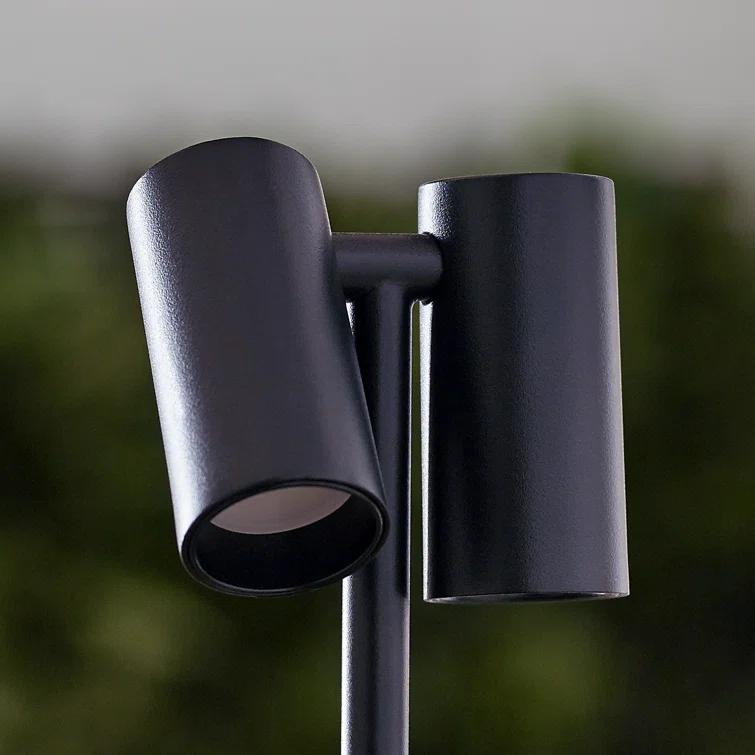 Black Adjustable Cordless Outdoor LED Table Lamp