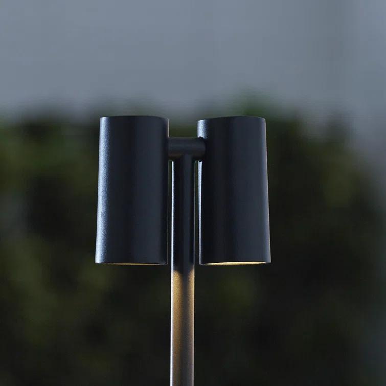 Black Adjustable Cordless Outdoor LED Table Lamp