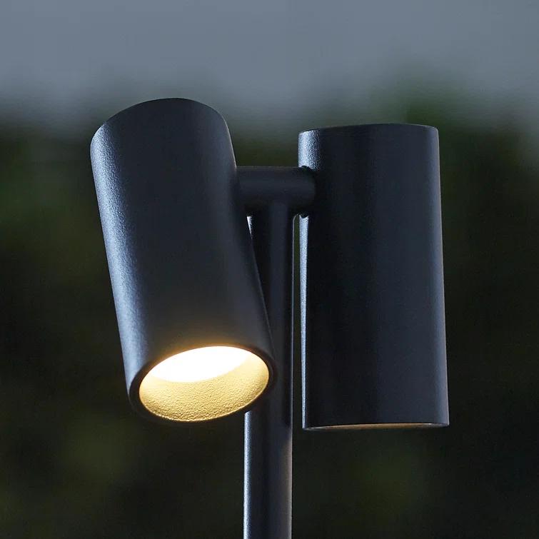 Black Adjustable Cordless Outdoor LED Table Lamp