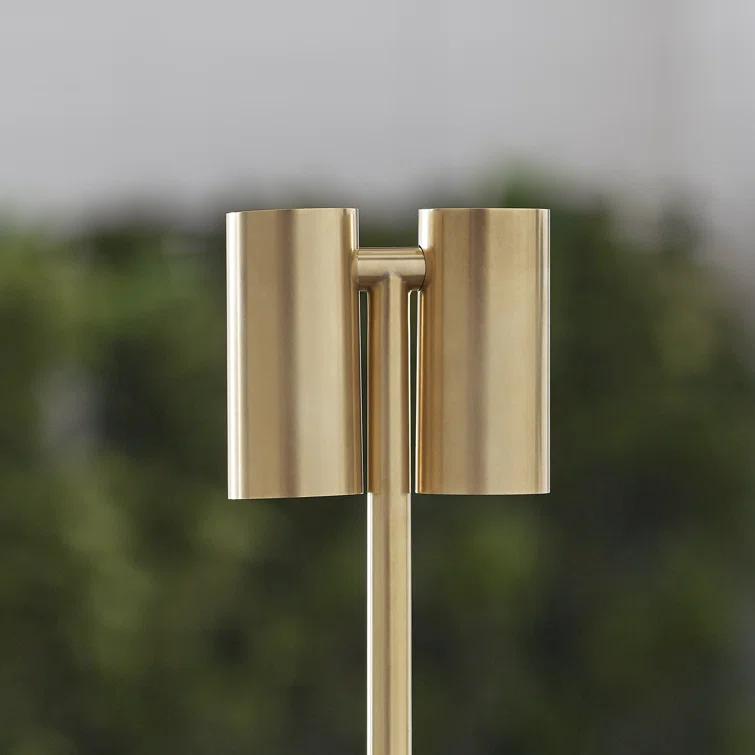 Natural Brass Adjustable Cordless Outdoor Table Lamp