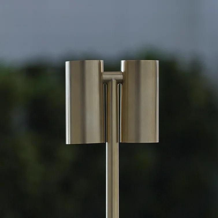 Natural Brass Adjustable Cordless Outdoor Table Lamp