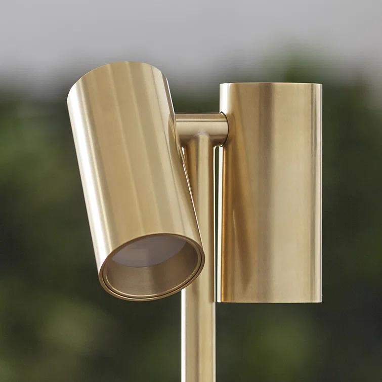 Natural Brass Adjustable Cordless Outdoor Table Lamp