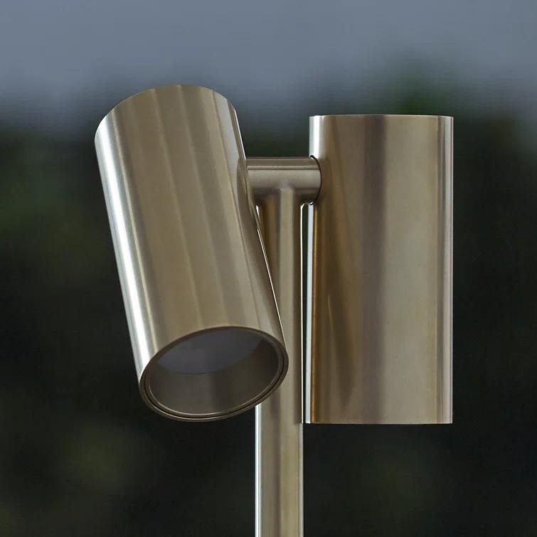 Natural Brass Adjustable Cordless Outdoor Table Lamp