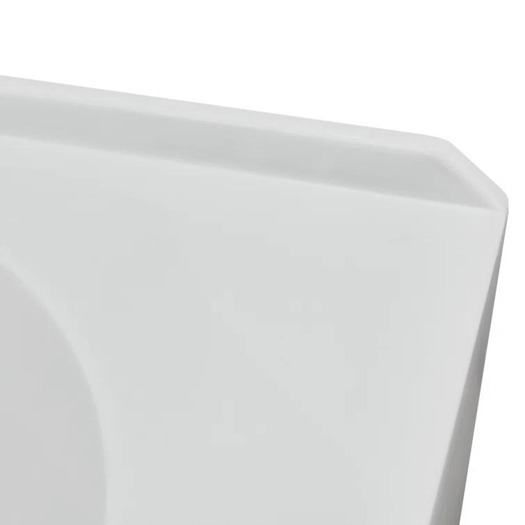 Streamline 60 in. x 30 in. Acrylic Right-Hand Drain Alcove Bathtub in Glossy White With External Drain