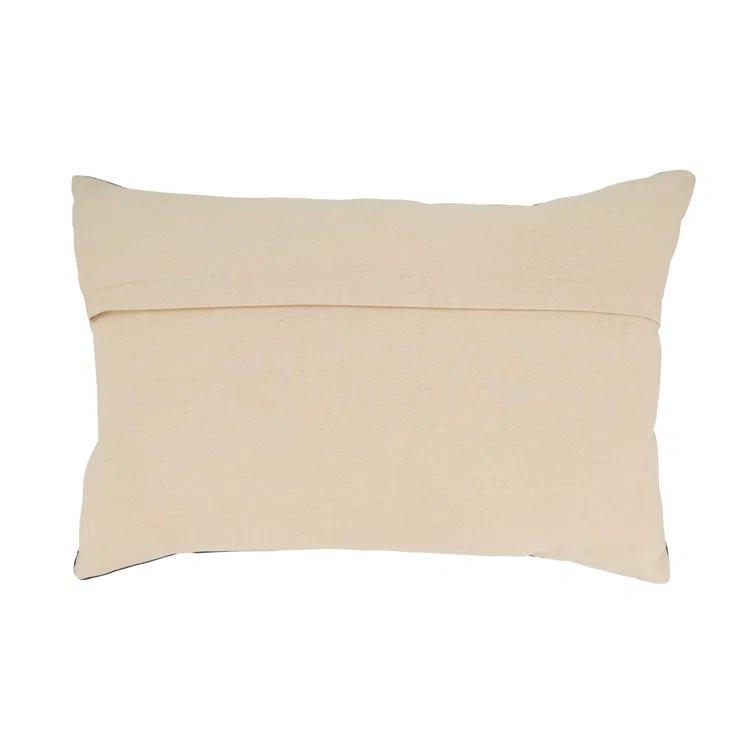 Saro Luxe Embroidered Throw Pillow Cover