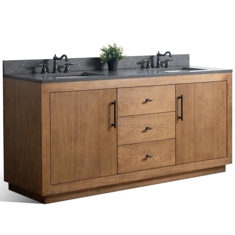 60" Double Bathroom Vanity Set with Top
