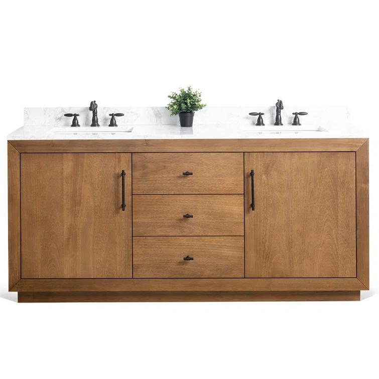 72" Free Standing Double Bathroom Vanity