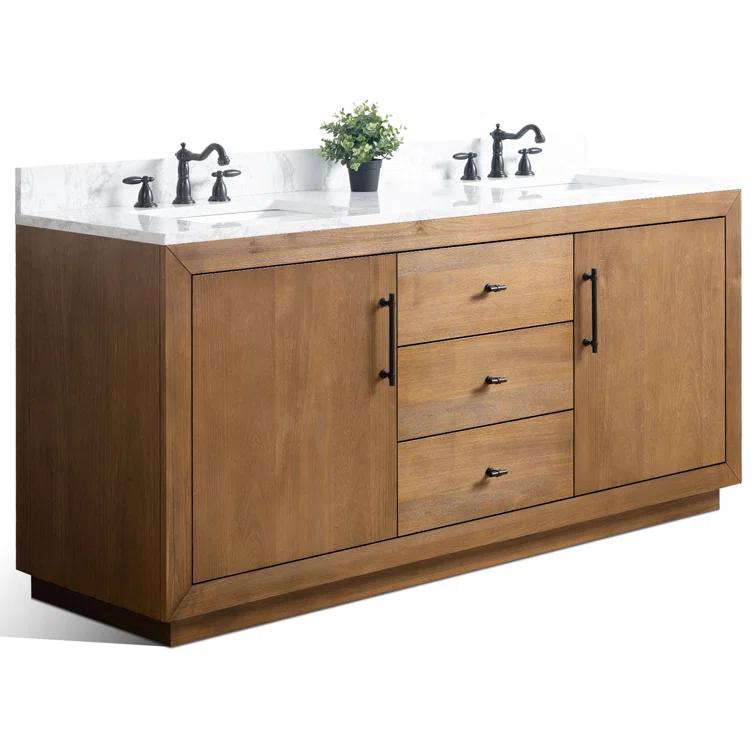 72" Free Standing Double Bathroom Vanity