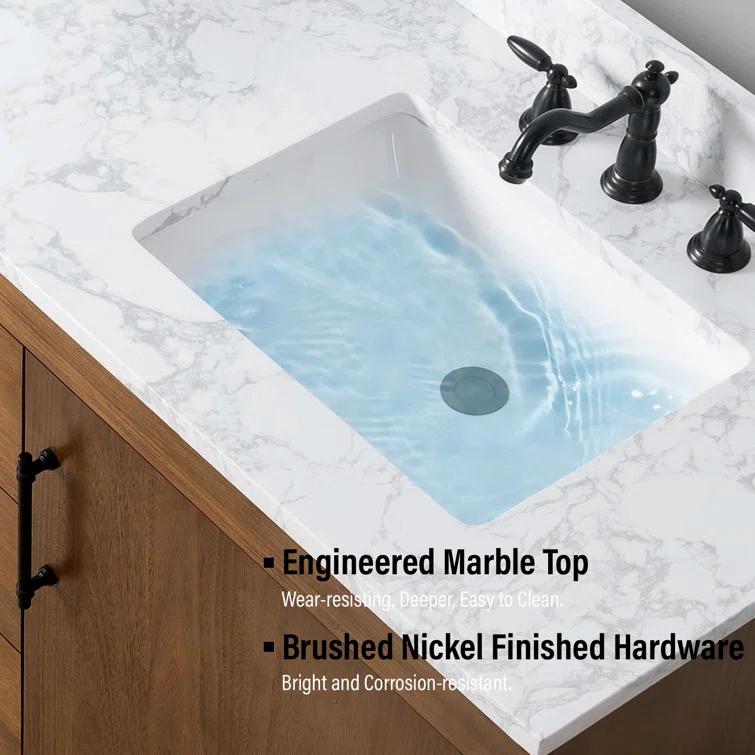 72" Free Standing Double Bathroom Vanity